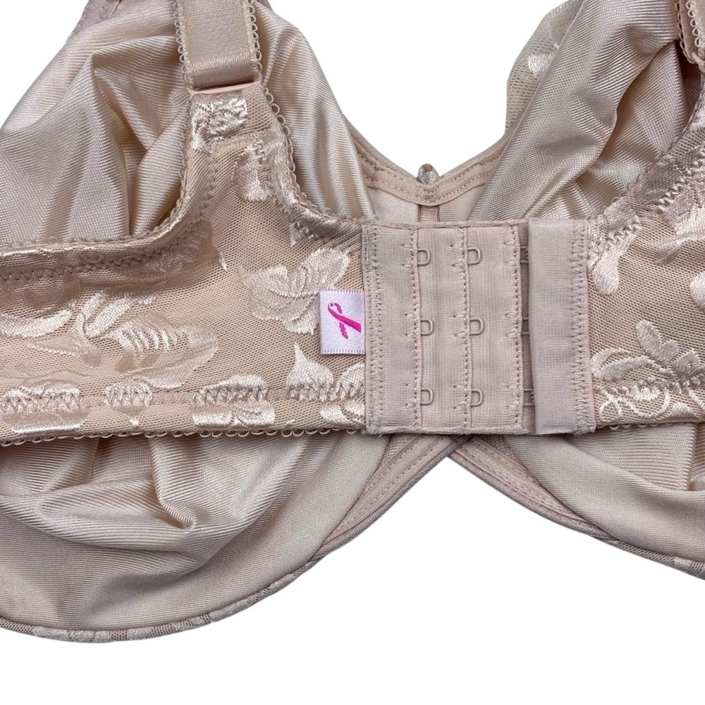 WACOAL 85567 SAND NUDE CALLA LILY JACQUARD AWARENESS UNDERWIRE BRA 42D - Picture 9 of 12
